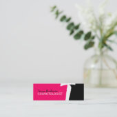 Uniek monogram : Mini-Visitekaartjes Mini Visitekaartje (Staand voorkant)