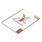 Uniek monogram neoplasticisme Style. Brief Y Notitieboek (Linkerzijde)