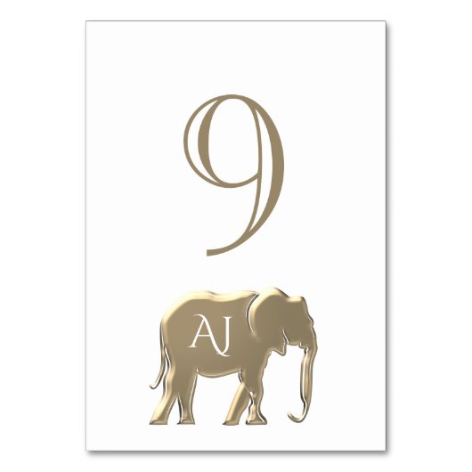 Uniek Monogram Trouwfeest Kaart (Voorkant)
