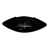 Uniek monogram voor speciale zwart-witnamen american football (Paneel)