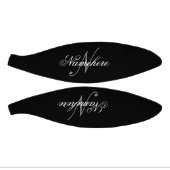 Uniek monogram voor speciale zwart-witnamen basketbal (Panelen)