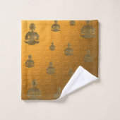 Uniek, mooi, kleurrijk, geschilderd patroon een gr bad handdoek (Wasdoekje)