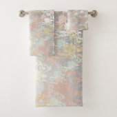 Uniek, mooi, kleurrijk, geschilderd patroon een gr bad handdoek (Insitu)