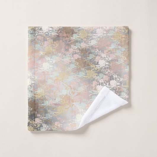 Uniek, mooi, kleurrijk, geschilderd patroon een gr bad handdoek (Wasdoekje)