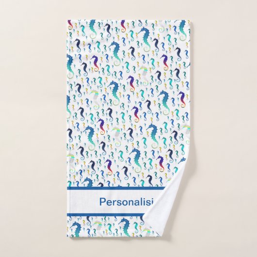 Uniek, mooi, kleurrijk, geschilderd patroon een gr bad handdoek (Handdoek)