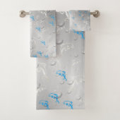 Uniek, mooi, kleurrijk, geschilderd patroon een gr bad handdoek (Insitu)