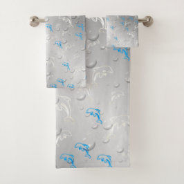 Uniek, mooi, kleurrijk, geschilderd patroon een gr bad handdoek