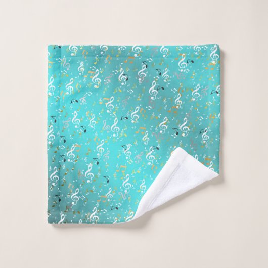 Uniek, mooi, kleurrijk, geschilderd patroon een gr bad handdoek (Wasdoekje)