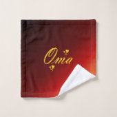 Uniek, mooi, kleurrijk, geschilderd patroon een gr bad handdoek (Wasdoekje)