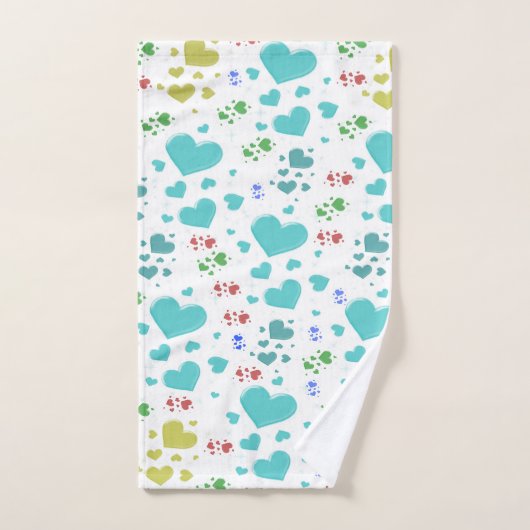 Uniek, mooi, kleurrijk, geschilderd patroon een gr bad handdoek (Handdoek)