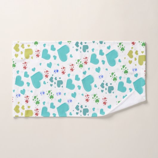 Uniek, mooi, kleurrijk, geschilderd patroon een gr bad handdoek (Handdoek)