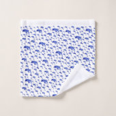 Uniek, mooi, kleurrijk, geschilderd patroon een gr bad handdoek (Wasdoekje)