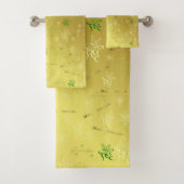 Uniek, mooi, kleurrijk, geschilderd patroon een gr bad handdoek (Insitu)