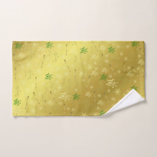 Uniek, mooi, kleurrijk, geschilderd patroon een gr bad handdoek (Handdoek)