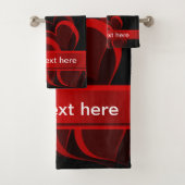 Uniek, mooi, kleurrijk, geschilderd patroon een gr bad handdoek (Insitu)