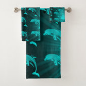 Uniek, mooi, kleurrijk, geschilderd patroon een gr bad handdoek (Insitu)