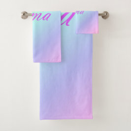 Uniek, mooi, kleurrijk, geschilderd patroon een gr bad handdoek