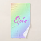 Uniek, mooi, kleurrijk, geschilderd patroon een gr bad handdoek (Handdoek)