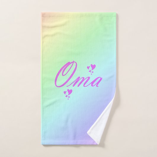 Uniek, mooi, kleurrijk, geschilderd patroon een gr bad handdoek (Handdoek)