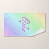 Uniek, mooi, kleurrijk, geschilderd patroon een gr bad handdoek (Handdoek)