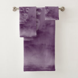 Uniek, mooi, kleurrijk, geschilderd patroon een gr bad handdoek