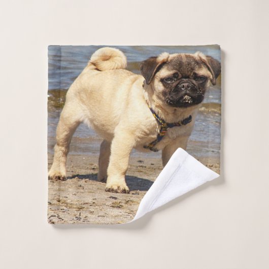 Uniek, mooi, kleurrijk, geschilderd patroon een gr bad handdoek (Wasdoekje)