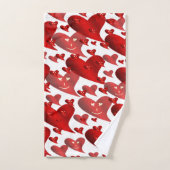 Uniek, mooi, kleurrijk, geschilderd patroon een gr bad handdoek (Handdoek)