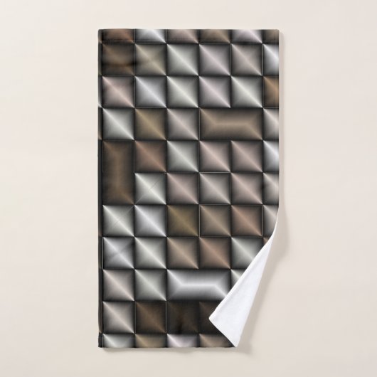 Uniek, mooi, kleurrijk, geschilderd patroon een gr bad handdoek (Handdoek)