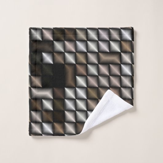 Uniek, mooi, kleurrijk, geschilderd patroon een gr bad handdoek (Wasdoekje)