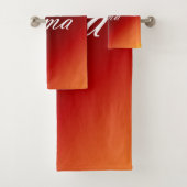 Uniek, mooi, kleurrijk, geschilderd patroon een gr bad handdoek (Insitu)