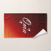 Uniek, mooi, kleurrijk, geschilderd patroon een gr bad handdoek (Handdoek)