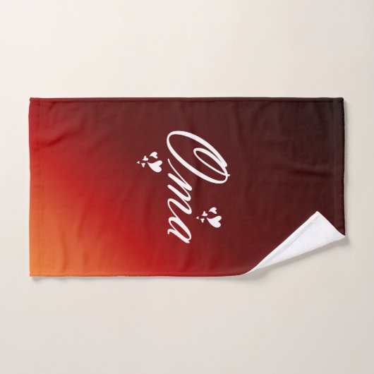 Uniek, mooi, kleurrijk, geschilderd patroon een gr bad handdoek (Handdoek)