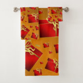 Uniek, mooi, kleurrijk, geschilderd patroon een gr bad handdoek (Insitu)