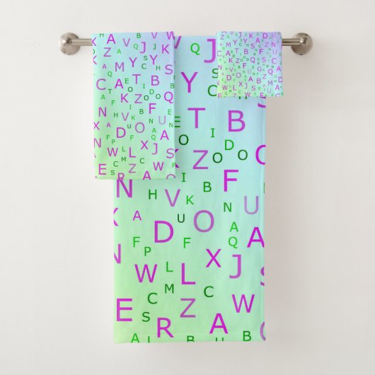 Uniek, mooi, kleurrijk, geschilderd patroon een gr bad handdoek (Insitu)