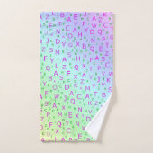 Uniek, mooi, kleurrijk, geschilderd patroon een gr bad handdoek (Handdoek)