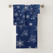 Uniek, mooi, kleurrijk, geschilderd patroon een gr bad handdoek (Insitu)