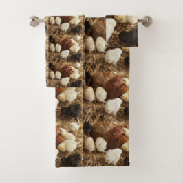 Uniek, mooi, kleurrijk, geschilderd patroon een gr bad handdoek