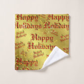 Uniek, mooi, kleurrijk, geschilderd patroon een gr bad handdoek (Wasdoekje)