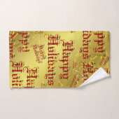 Uniek, mooi, kleurrijk, geschilderd patroon een gr bad handdoek (Handdoek)