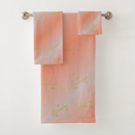 Uniek, mooi, kleurrijk, geschilderd patroon een gr bad handdoek