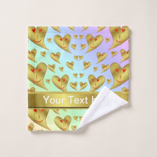 Uniek, mooi, kleurrijk, geschilderd patroon een gr bad handdoek (Wasdoekje)