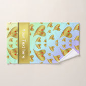 Uniek, mooi, kleurrijk, geschilderd patroon een gr bad handdoek (Handdoek)