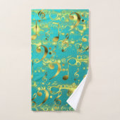 Uniek, mooi, kleurrijk, geschilderd patroon een gr bad handdoek (Handdoek)