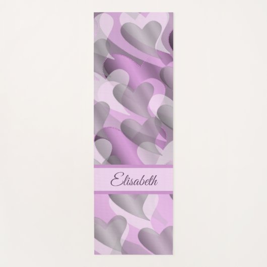 Uniek, mooi, kleurrijk, geschilderd patroon een gr yogamat (Voorkant)