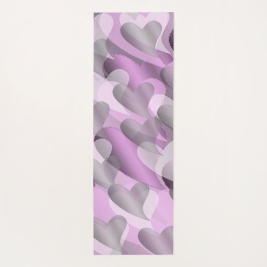 Uniek, mooi, kleurrijk, geschilderd patroon een gr yogamat (Achterkant)