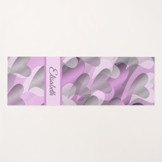 Uniek, mooi, kleurrijk, geschilderd patroon een gr yogamat (Voorkant (horizontaal))