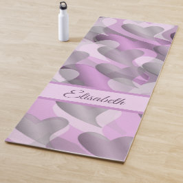 Uniek, mooi, kleurrijk, geschilderd patroon een gr yogamat