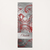 Uniek, mooi, kleurrijk, geschilderd patroon een gr yogamat (Voorkant)