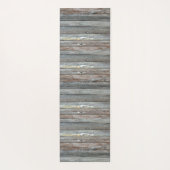 Uniek, mooi, kleurrijk, geschilderd patroon een gr yogamat (Achterkant)