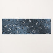 Uniek, mooi, kleurrijk, geschilderd patroon een gr yogamat (Achterkant (horizontaal))